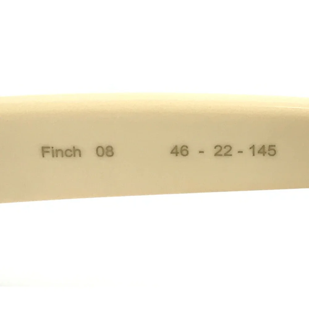 Article One Eyeglasses Frames Finch 08 Beige Cat Eye Frames w/ Dark Brown Lenses